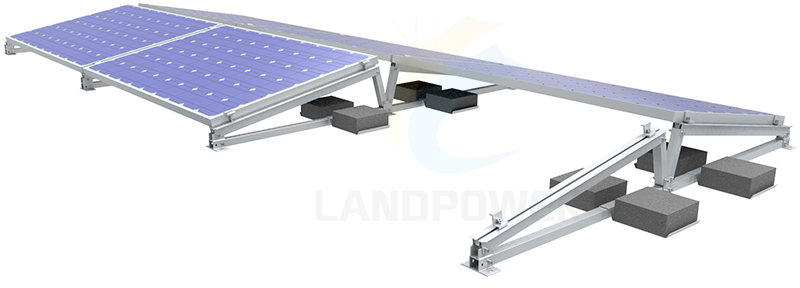 east west ballasted roof mounting east west ballasted roof mounting