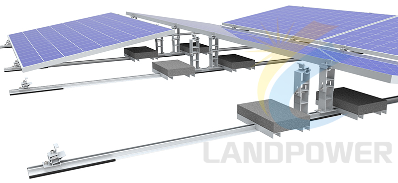 big solar panel flat roof mounting big solar panel flat roof mounting